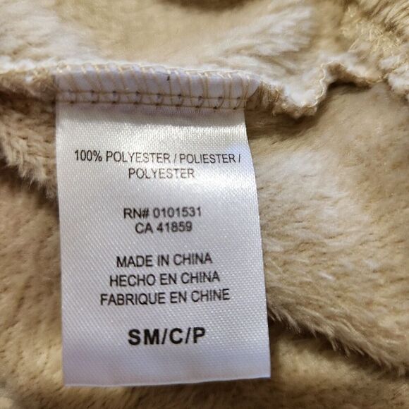 Mickey Mouse Sweater Size Small/Medium Natural Color Hooded Super Soft - Picture 12 of 14